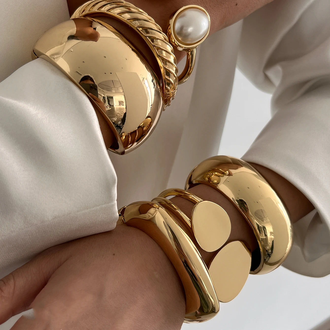 Urban Alloy Cuff Bangle Bold