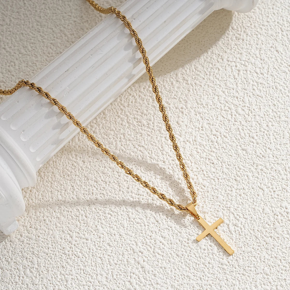 UrbanSteel Cross Pendant