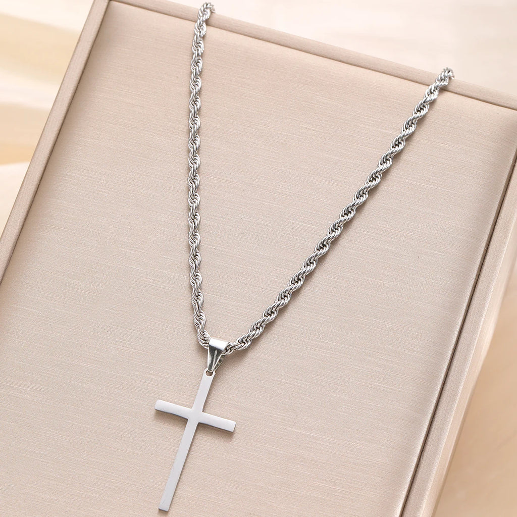 UrbanSteel Cross Pendant