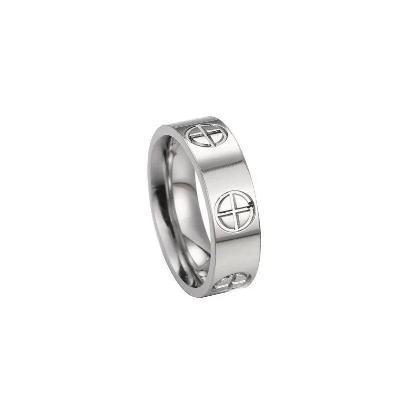 Urban Cross Steel Ring