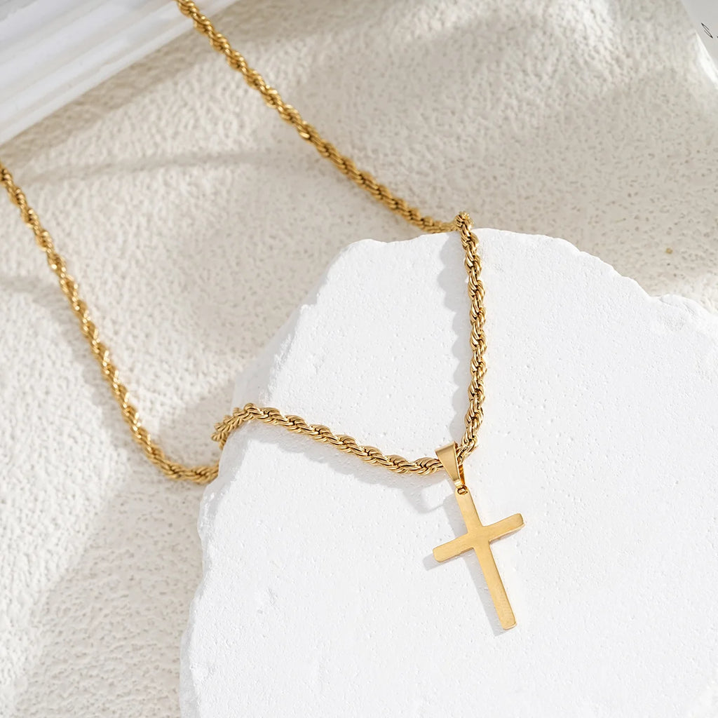 UrbanSteel Cross Pendant