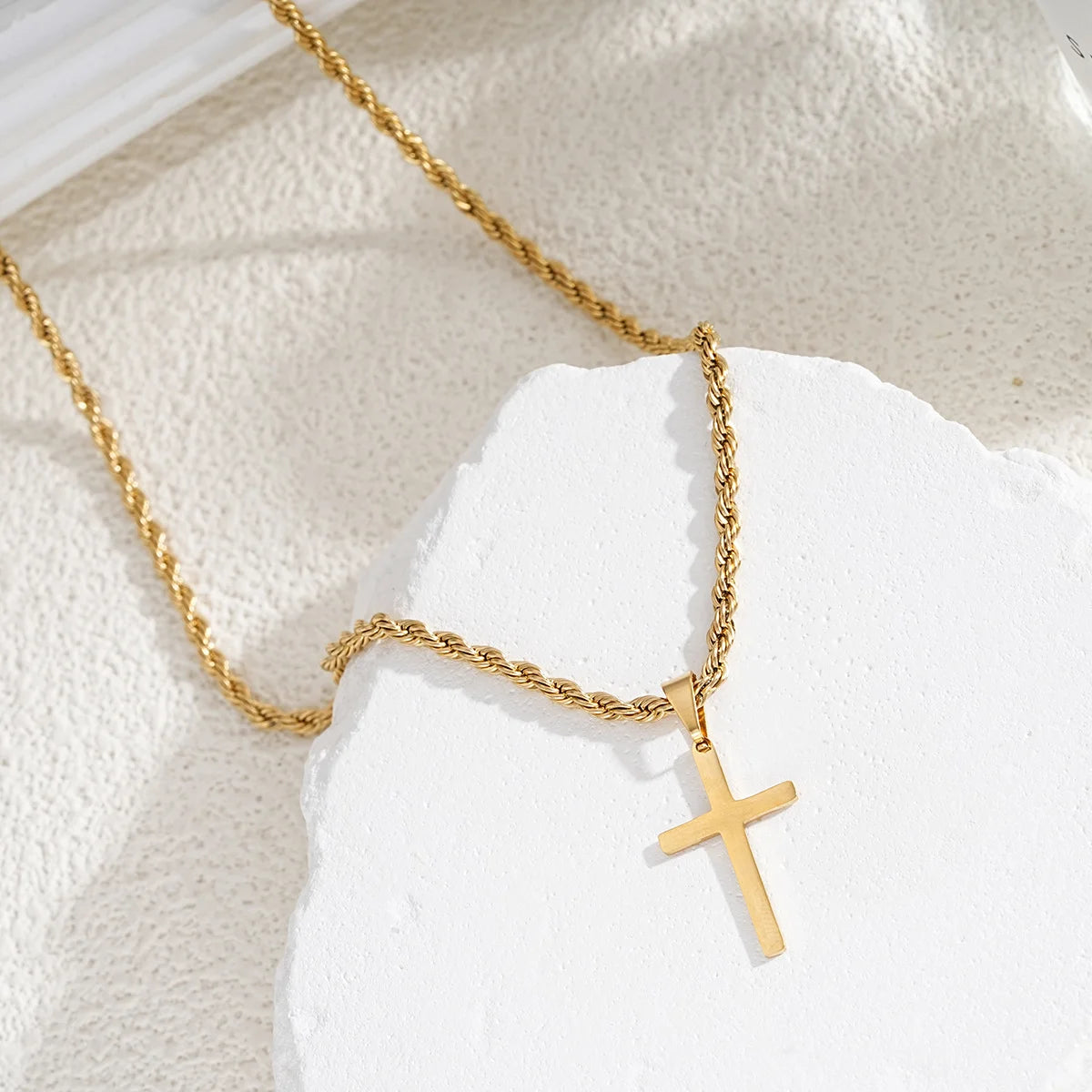 UrbanSteel Cross Pendant